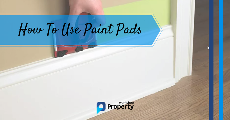 how to use paint pads