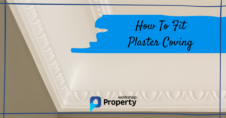 how to fit plaster coving