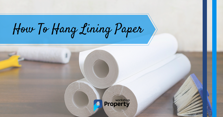 how to hang lining paper