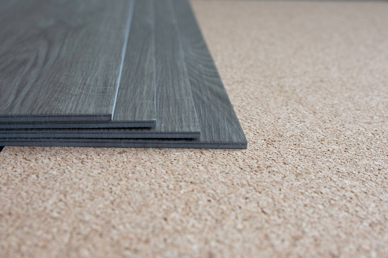vinyl plank flooring on cork underlayment