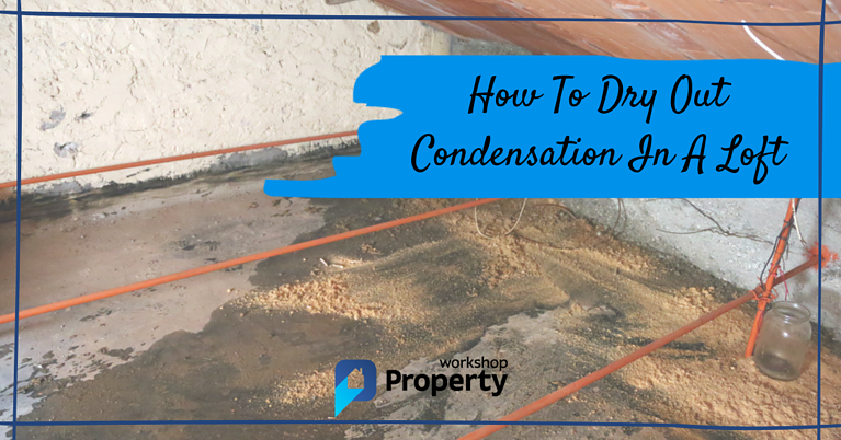 how to dry out condensation in a loft